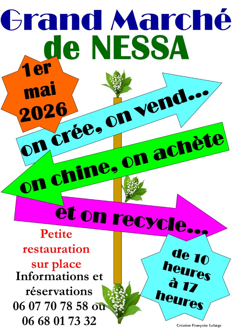 Nessa fait son grand marché du 1er mai
